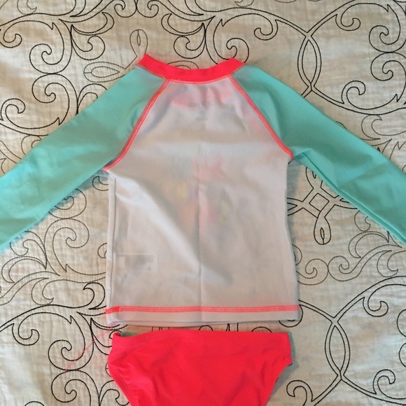 Cat & Jack, 2 pc Rash-guard & Bikini Swimsuit - Picture 5 of 6